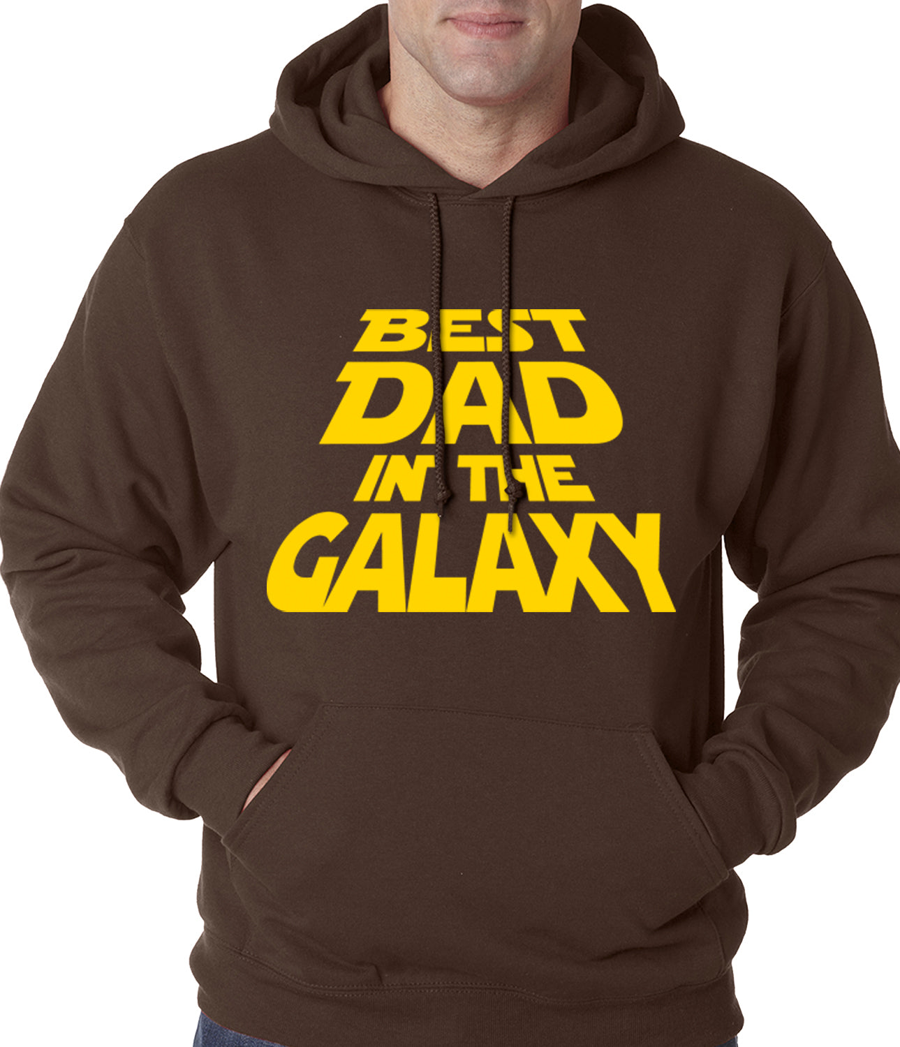 Best Dad in The Galaxy Adult Hoodie