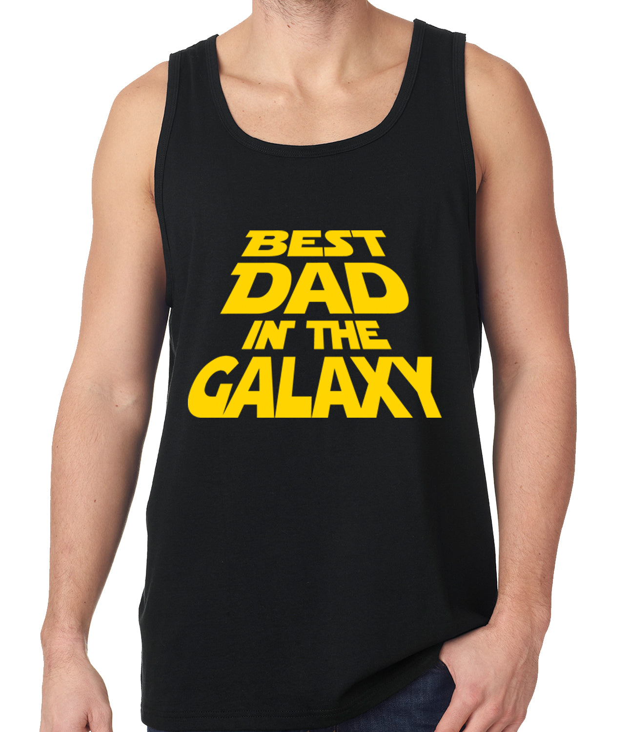 Best Dad in The Galaxy Tank Top