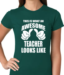 Best Teacher Ever Ladies T-shirt