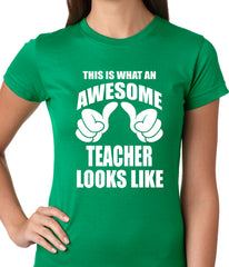 Best Teacher Ever Ladies T-shirt