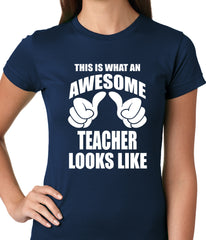 Best Teacher Ever Ladies T-shirt