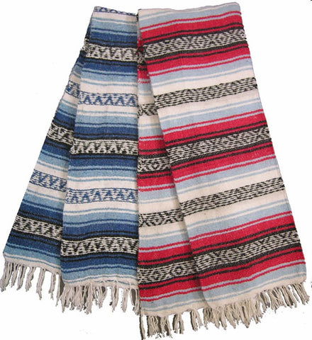 Authentic Mexican Blanket (Brown)
