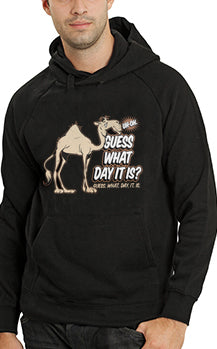 Bewild Guess What Day It Is? Camel Hump Day Adult Hoodie