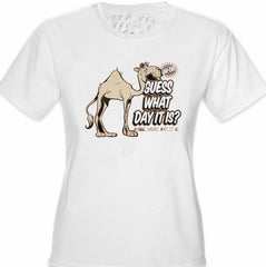 Bewild Guess What Day It Is? Camel Hump Day Girl's T-Shirt