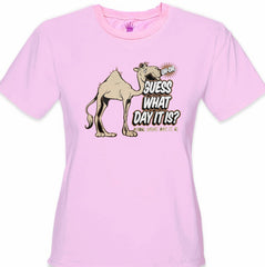 Bewild Guess What Day It Is? Camel Hump Day Girl's T-Shirt