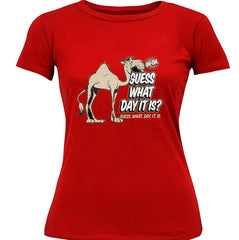 Bewild Guess What Day It Is? Camel Hump Day Girl's T-Shirt