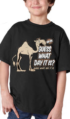 Bewild Guess What Day It Is? Camel Hump Day Kids T-Shirt 