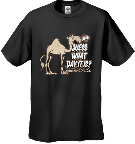 Bewild Guess What Day It Is? Camel Hump Day Kids T-Shirt