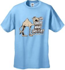 Bewild Guess What Day It Is? Camel Hump Day Men's T-Shirt