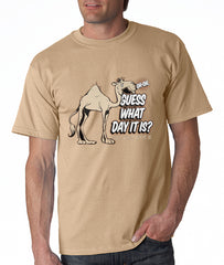 Bewild Guess What Day It Is? Camel Hump Day Men's T-Shirt
