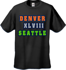 Big Game 48 Denver vs. Seattle Men's T-Shirt