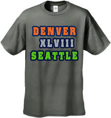 Big Game 48 Denver vs. Seattle Men's T-Shirt