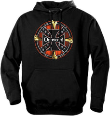 Biker Hoodies - "Chopper Life Shield" Biker Hoodie