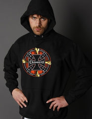 Biker Hoodies - "Chopper Life Shield" Biker Hoodie