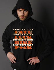 Biker Hoodies - "Fate & Luck" Biker Hoodie