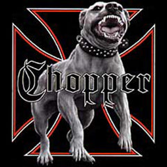 "Nasty Chopper Dog" Biker Hoodie