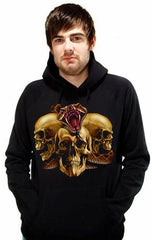 "Slither Skulls" Biker Hoodie