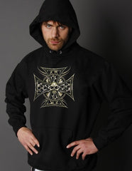  "Tribal Chopper Chain" Biker Hoodie 