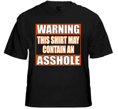 Biker Shirts - "Asshole Warning" Biker Shirt