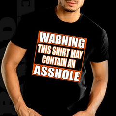 Biker Shirts - "Asshole Warning" Biker Shirt