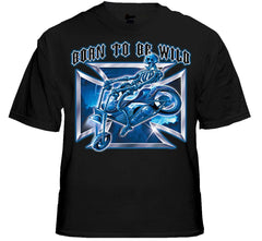 Biker Shirts - "Born To Be Wild" Biker Shirt