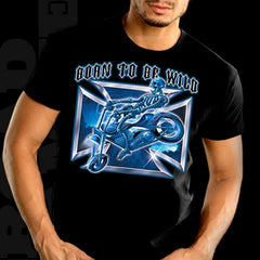 Biker Shirts - "Born To Be Wild" Biker Shirt