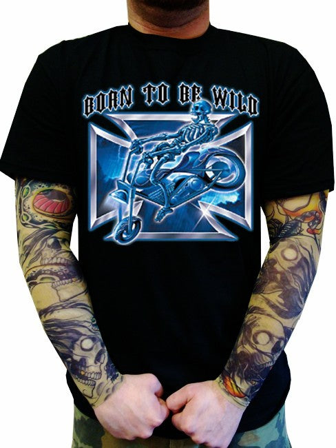 Biker Shirts - "Born To Be Wild" Biker Shirt