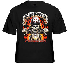 Biker Shirts - "Chopper Ghost Rider" Biker Shirt