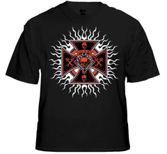 Biker Shirts - "Chopper Plasma Burst" Biker Shirt