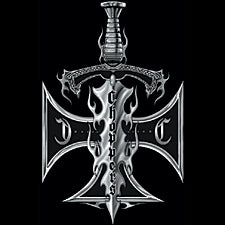 Biker Shirts - "Chopper Sword & Cross" Biker Shirt