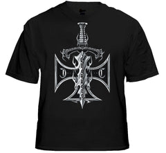 Biker Shirts - "Chopper Sword & Cross" Biker Shirt