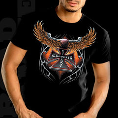 Biker Shirts - "Eagle Chopper" Biker Shirt