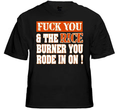 Biker Shirts - "Fu*k Rice Burners" Biker Shirt