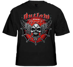 Biker Shirts - "Outlaw From Hell" Biker Shirt