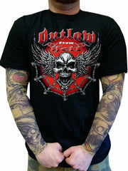 Biker Shirts - "Outlaw From Hell" Biker Shirt