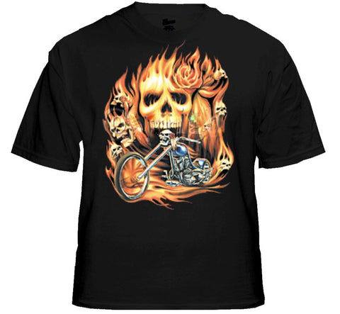 Biker Shirts - "Rider From Hell" Biker Shirt