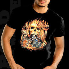 Biker Shirts - "Rider From Hell" Biker Shirt