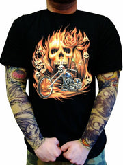 Biker Shirts - "Rider From Hell" Biker Shirt