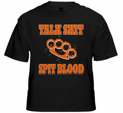 Biker Shirts - "Talk Shit Spit Blood" Biker Shirt