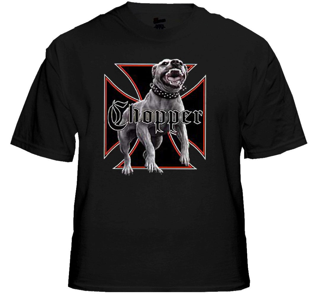 Biker T-Shirts - "Nasty Chopper Dog" Biker Shirt – Bewild