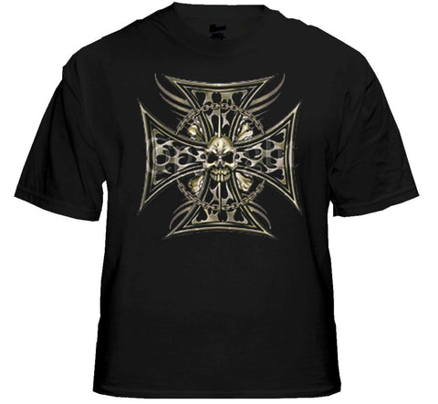 Biker T-Shirts - "Tribal Chopper Chain" Biker Shirt