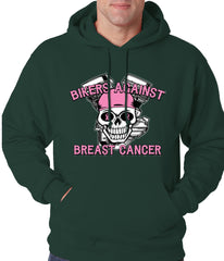 Bikers Against Breast Cancer Hoodie Forest Green