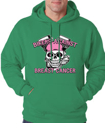 Bikers Against Breast Cancer Hoodie Kelly Green