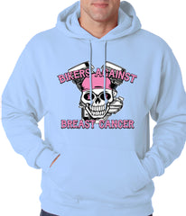 Light Blue Bikers Against Breast Cancer Hoodie