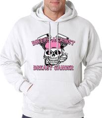 Bikers Against Breast Cancer Hoodie White