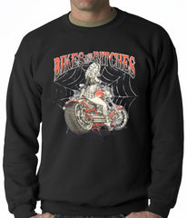 Bikes and B*tches Biker Adult Crewneck