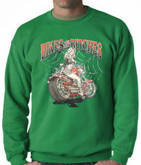 Bikes and B*tches Biker Adult Crewneck