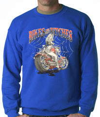 Bikes and B*tches Biker Adult Crewneck