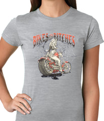 Bikes and B*tches Biker Ladies T-shirt