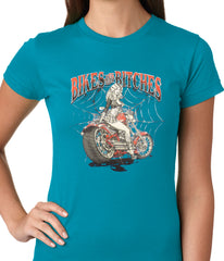 Bikes and B*tches Biker Ladies T-shirt